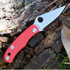 Canivete Spyderco C133GRDP BUG RED G-10 PLAINEDGE
